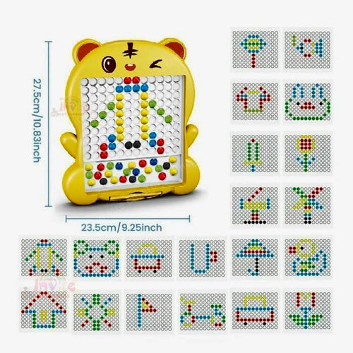 Kids Magnetic Drawing Board with Magnetic Dots – Educational & Screen-Free Doodle Board 🎨✨ Choice deal Nepal
