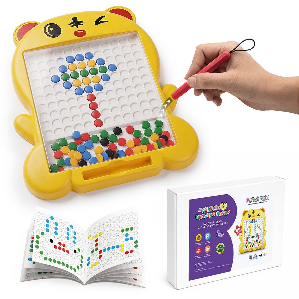 Kids Magnetic Drawing Board with Magnetic Dots – Educational & Screen-Free Doodle Board 🎨✨ Choice deal Nepal