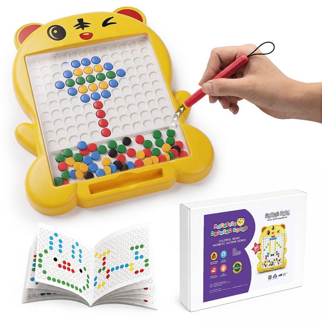 Kids Magnetic Drawing Board with Magnetic Dots – Educational & Screen-Free Doodle Board 🎨✨ Choice deal Nepal