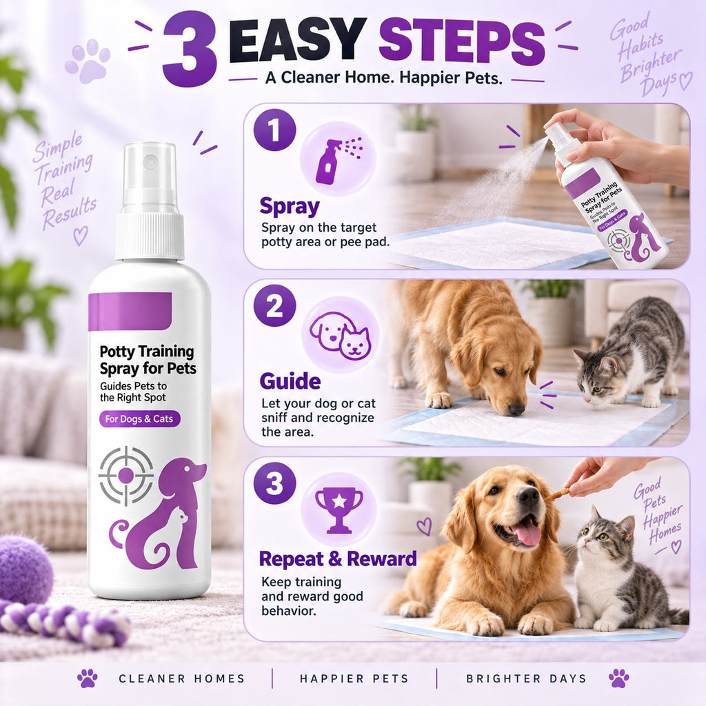 Potty Training Spray ! Guides pets, safe & easy spray. Cleaner home – grab yours! Choice deal Nepal