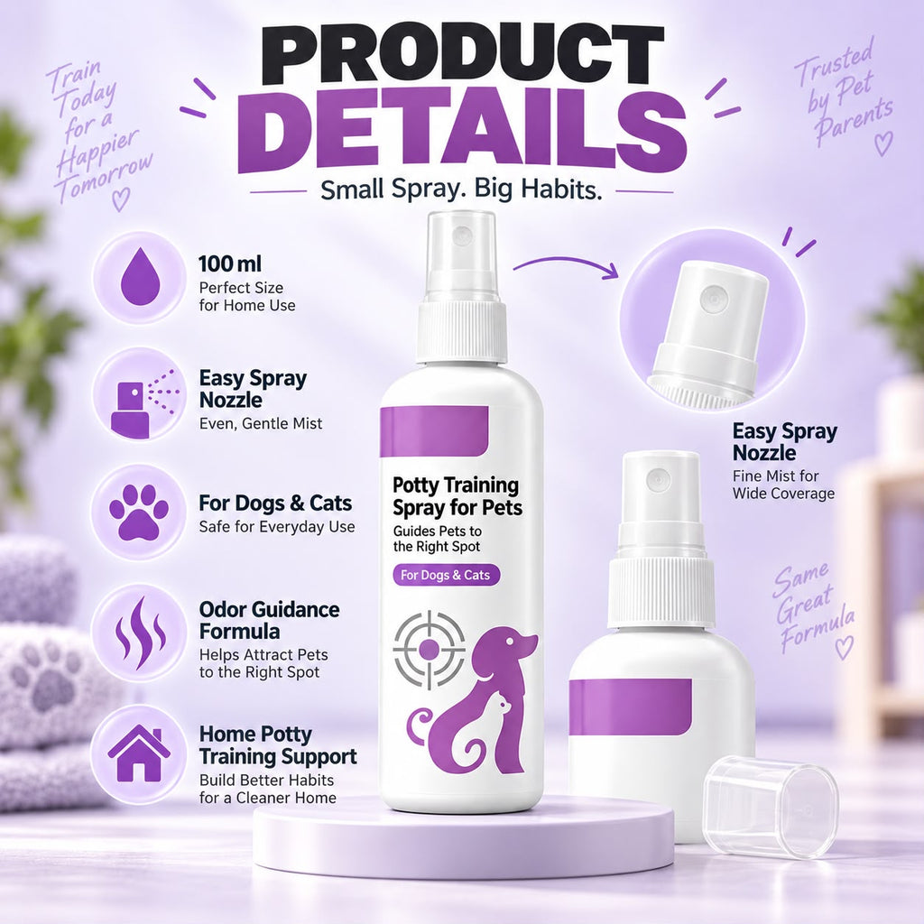 Potty Training Spray ! Guides pets, safe & easy spray. Cleaner home – grab yours! Choice deal Nepal