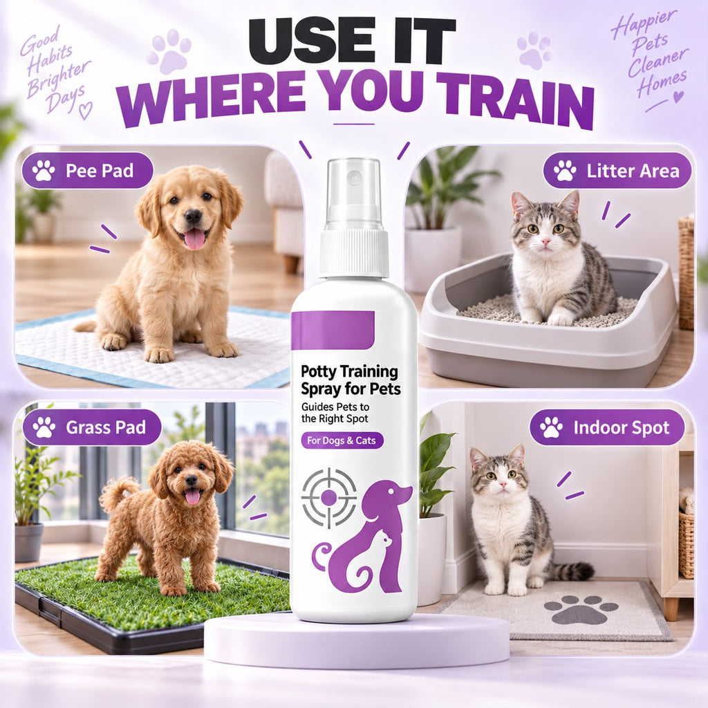 Potty Training Spray ! Guides pets, safe & easy spray. Cleaner home – grab yours! Choice deal Nepal