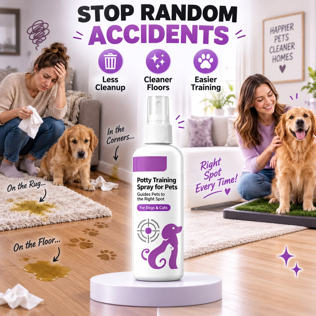 Potty Training Spray ! Guides pets, safe & easy spray. Cleaner home – grab yours! Choice deal Nepal