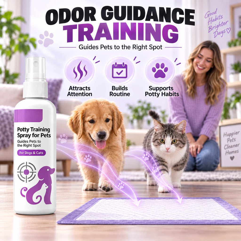 Potty Training Spray ! Guides pets, safe & easy spray. Cleaner home – grab yours! Choice deal Nepal