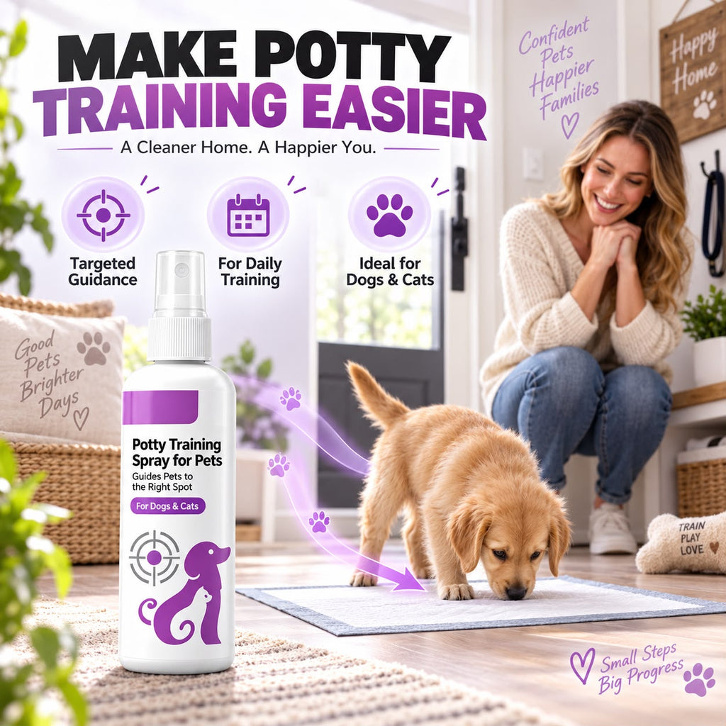 Potty Training Spray ! Guides pets, safe & easy spray. Cleaner home – grab yours! Choice deal Nepal